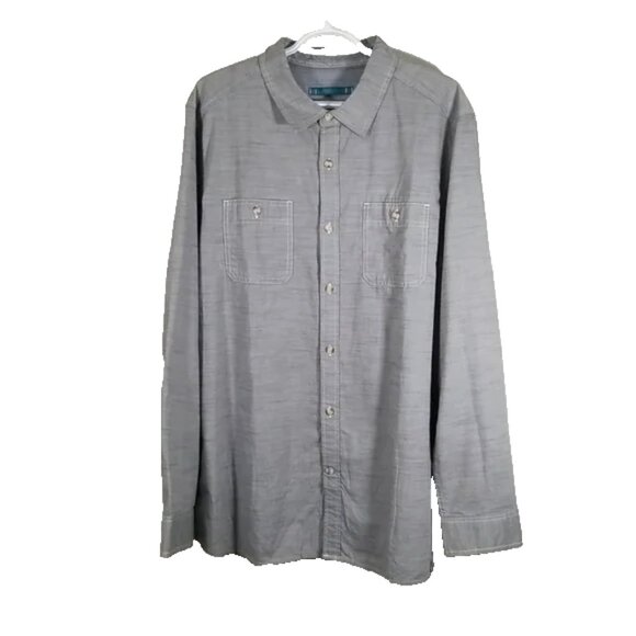 The North Face Men's Casual Button Up Grey Shirt Size XL - Picture 4 of 9